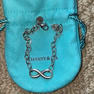 Authentic Tiffany infinity bracelet